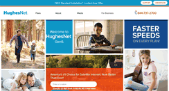 Desktop Screenshot of hughesnet.com