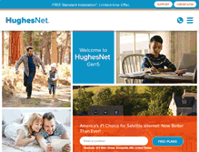 Tablet Screenshot of hughesnet.com
