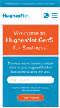 Mobile Screenshot of business.hughesnet.com